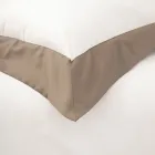 Full queen size säng i 100 % bomull och 10 % bomullssatin - detalj Viadurini