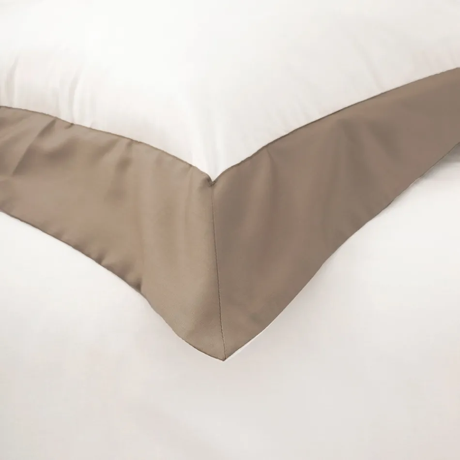 Full queen size säng i 100 % bomull och 10 % bomullssatin - detalj Viadurini