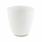 Sammansättning 3 Hängande badrumsmöbler med tvättställ med vitt harts - Bländare Viadurini