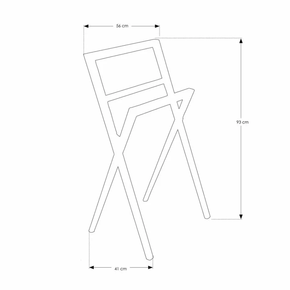 Sammansättning 4 Badrumsmöbler i teak och förkromat stål - Beatles Viadurini
