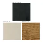 Väggkomposition i Mdf och ekpläterad blockboard Made in Italy - Marit Viadurini