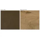 Modern väggkomposition i nordisk knuten ek och järnfinish - Iselin Viadurini