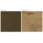 Modern väggkomposition i nordisk knuten ek och järnfinish - Siri Viadurini