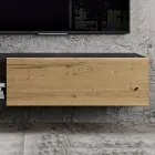 Väggkomposition för vardagsrummet med modern design Tillverkad i Italien - Margit Viadurini