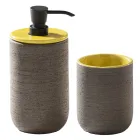 Tillbehörssammansättning och gul stödenhet med byrå - Georges Viadurini