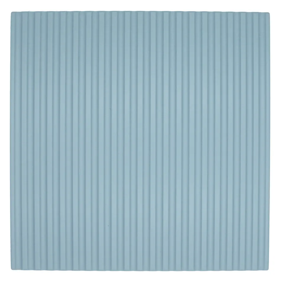 Tiffany blå och ek badrumskomposition med spegel tillverkad i Italien - Ermes Viadurini