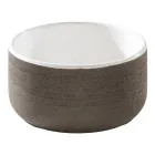 Vit badrumskomposition med reptåliga tillbehör och spegel - Patryk Viadurini