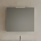 Badrumskomposition inklusive bas med 2 lådor och 1 ekdörr - Titan Viadurini