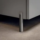 Badrumskomposition med 1 låda, antracit hartshandfat och spegel - Titan Viadurini