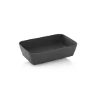 Badrumskomposition med 1 låda, antracit hartshandfat och spegel - Titan Viadurini