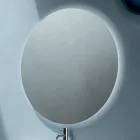 Badrumskomposition med 2 lådor, 1 öppet fack och spegel - Titan Viadurini