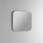 Badrumskomposition med 2 eklådor, handfat i keramik och spegel - Titan Viadurini