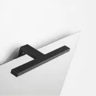 Badrumskomposition med 2 lådor, grått glashandfat och spegel - Elios Viadurini