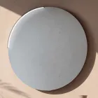 Badrumskomposition med 4 lådor, svart keramiskt handfat och spegel - Elios Viadurini