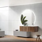 Badrumskomposition i Rio Oak och Cannettati Grey Made in Italy - Chrono Viadurini