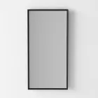 Badrumssammansättning Keramiskt handfat och stålbas Tillverkad i Italien - Quadro Viadurini