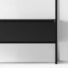 Badrumssammansättning Tvättställ i keramik och spegel Tillverkad i Italien - Hoscar Viadurini