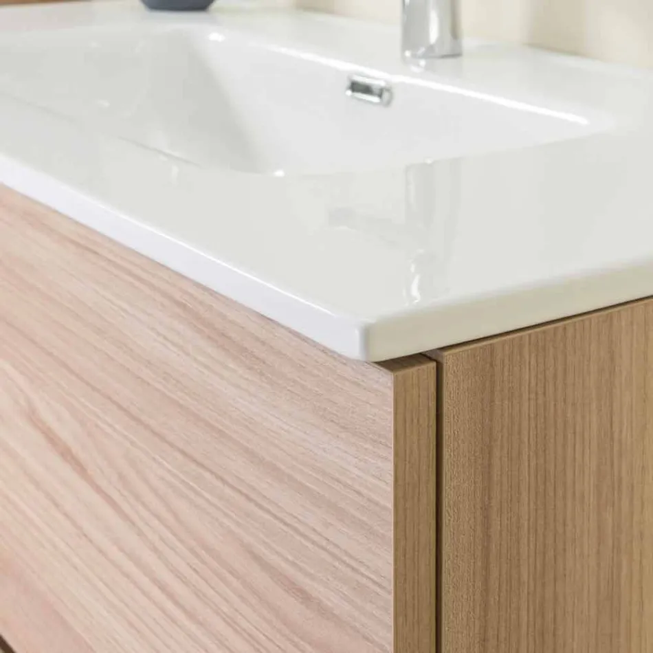 Avstängd komposition i Melamine Light Olmo - Becky Viadurini