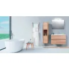 Avstängd komposition i Melamine Light Olmo - Becky Viadurini