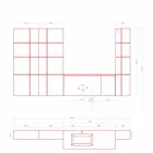 Upphängda och moderna badrumsmöbelkomposition, designmöbler - Callisi12 Viadurini