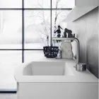 Modern och upphängd badrumskomposition tillverkad i Italien Design - Callisi7 Viadurini