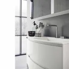 Modern och upphängd badrumskomposition tillverkad i Italien Design - Callisi7 Viadurini