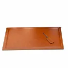 Kontorssammansättning för modern design i läder tillverkad i Italien - Giulio Viadurini