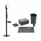 Kontorssammansättning för modern design i läder tillverkad i Italien - Andrea Viadurini