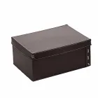 Kontorssammansättning för modern design i läder tillverkad i Italien - Andrea Viadurini