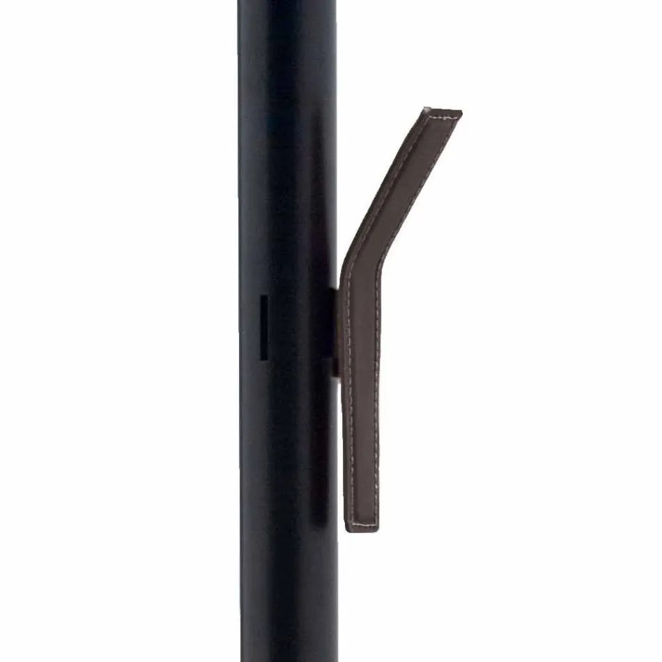 Kontorssammansättning för modern design i läder tillverkad i Italien - Andrea Viadurini