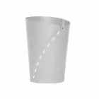 Modern regenererad läderkontorsammansättning Tillverkad i Italien - Meduna Viadurini