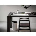 Modern regenererad läderkontorsammansättning Tillverkad i Italien - Meduna Viadurini