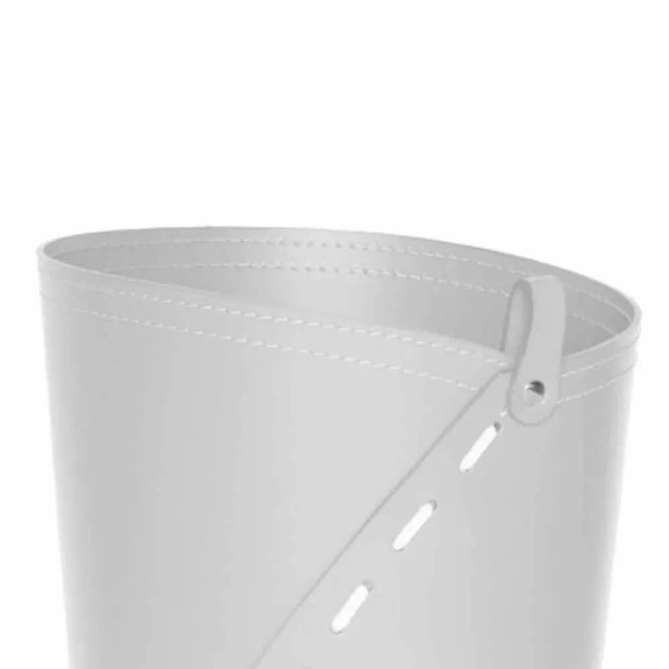 Modern regenererad läderkontorsammansättning Tillverkad i Italien - Meduna Viadurini