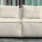 Sammansättning av 2 soffor med ryggstöd och 2 armstöd - bisarrt Viadurini