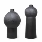 Sammansättning av 2 dekorativa vaser i dekorerad keramik - Lampedusa Viadurini