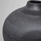 Sammansättning av 2 dekorativa vaser i dekorerad keramik - Lampedusa Viadurini