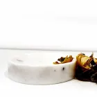 Sammansättning av 3 badrumstillbehör i polerad marmor Tillverkad i Italien - Trevio Viadurini