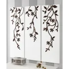 Sammansättning av 3 paneler som visar 3 grenar och löv tillverkade i Italien - Barney Viadurini