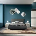 Sammansättning av 4 runda paneler gjorda med laser gjorda i Italien - Maeko Viadurini