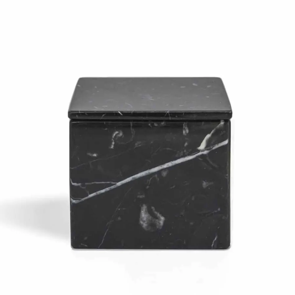 Sammansättning av badrumstillbehör i marmor tillverkad i Italien, 4 delar - Deano Viadurini