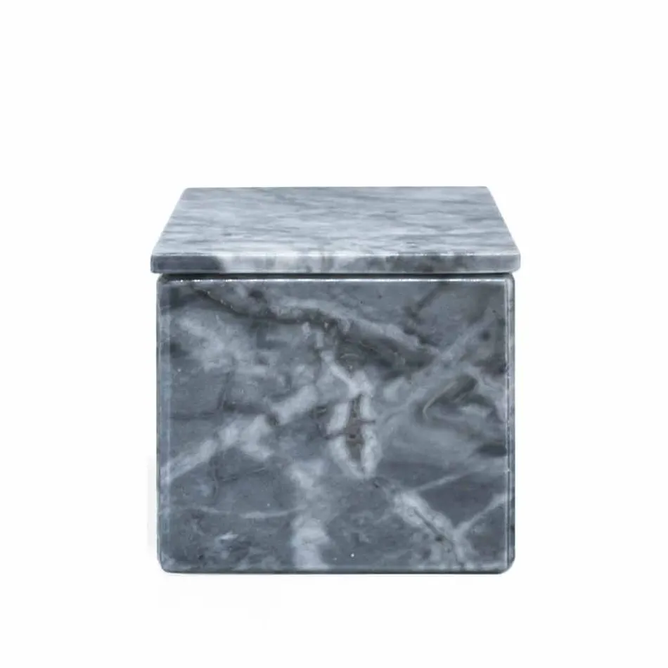 Sammansättning av badrumstillbehör i marmor tillverkad i Italien, 4 delar - Deano Viadurini