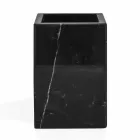 Sammansättning av badrumstillbehör i marmor tillverkad i Italien, 4 delar - Deano Viadurini