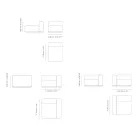 Sammansättning av utomhussoffa tillverkad i Italien - Bahias Viadurini