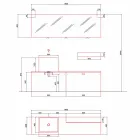 Modern designkomposition för badrumsmöbler - Farart1 Viadurini