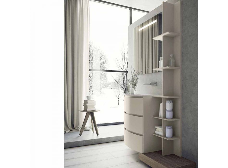 Sammansättning av möbler för badrummet med modern design - Callisi13 Viadurini