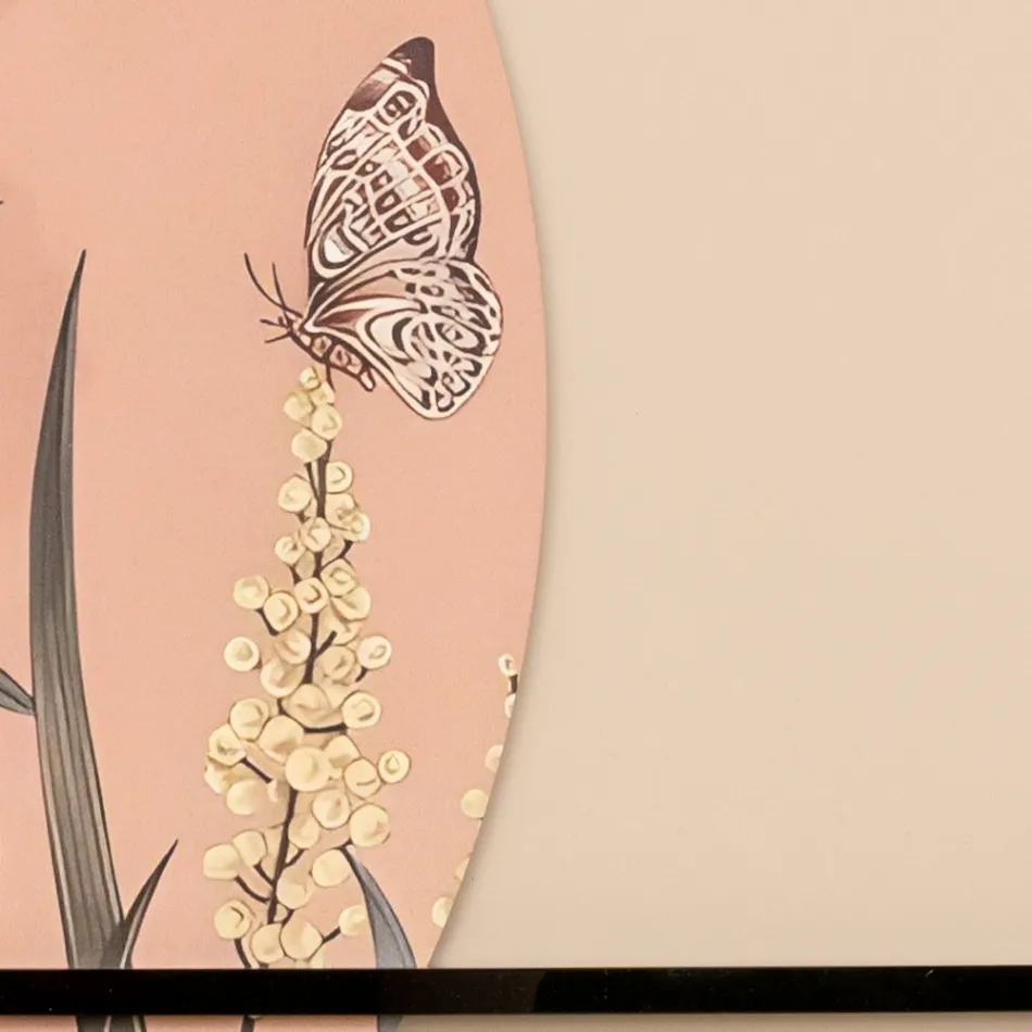 Sammansättning av träpaneler med tropiskt tryck gjord i Italien - Haiti Viadurini