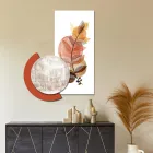 Sammansättning av trämålningar med stads- och grentryck gjorda i Italien - Chile Viadurini