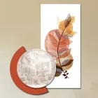 Sammansättning av trämålningar med stads- och grentryck gjorda i Italien - Chile Viadurini