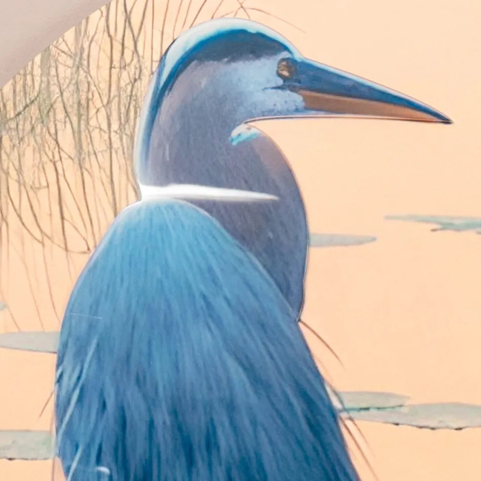 Sammansättning av trämålningar med fågeltryck gjord i Italien - Belize Viadurini