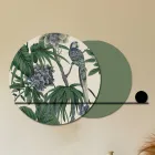 Sammansättning av trämålningar med tropiskt tryck gjord i Italien - Jamaica Viadurini